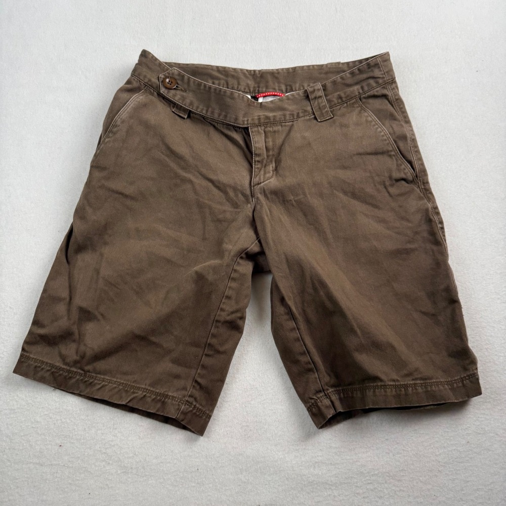 The North Face Womens Brown Cotton Chino Shorts Size 4 Regular Hiking Outdoor - Picture 1 of 6